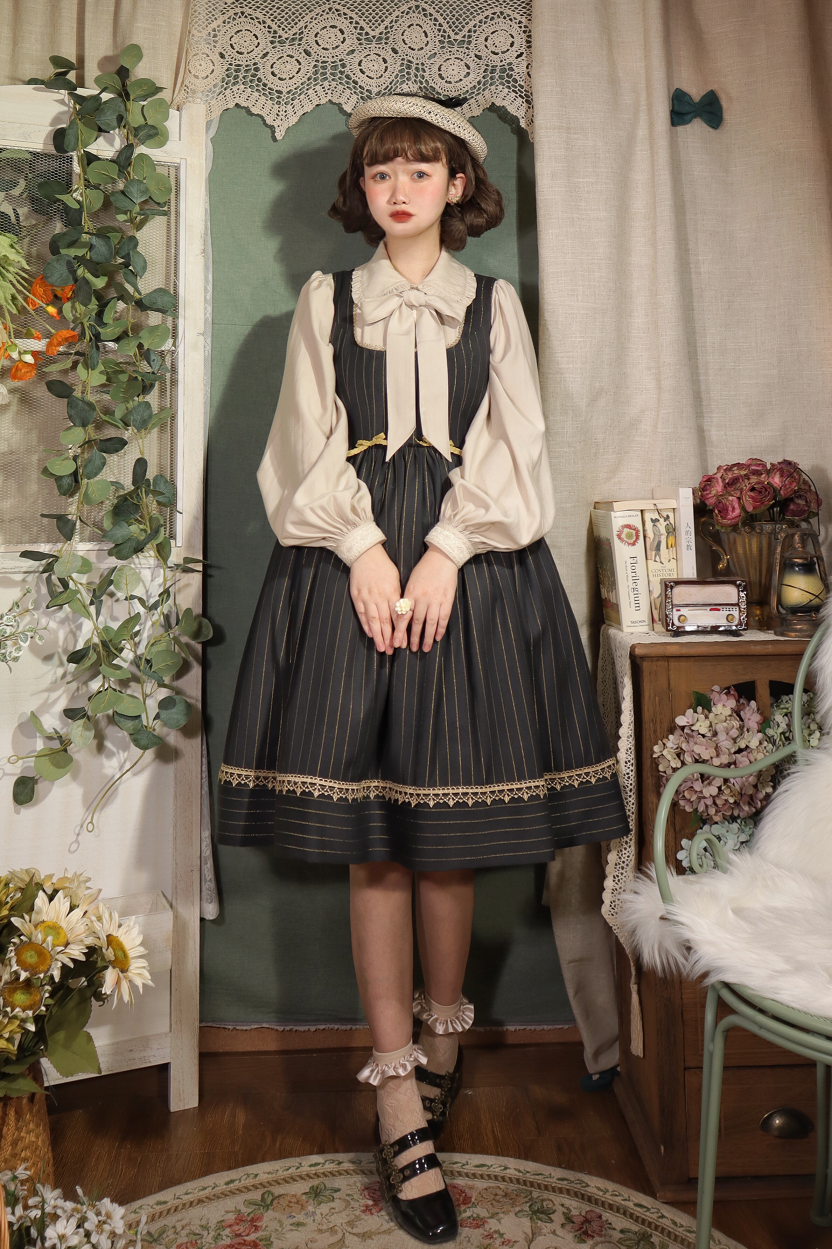 Vintage Large Sleeve Lolita Blouse