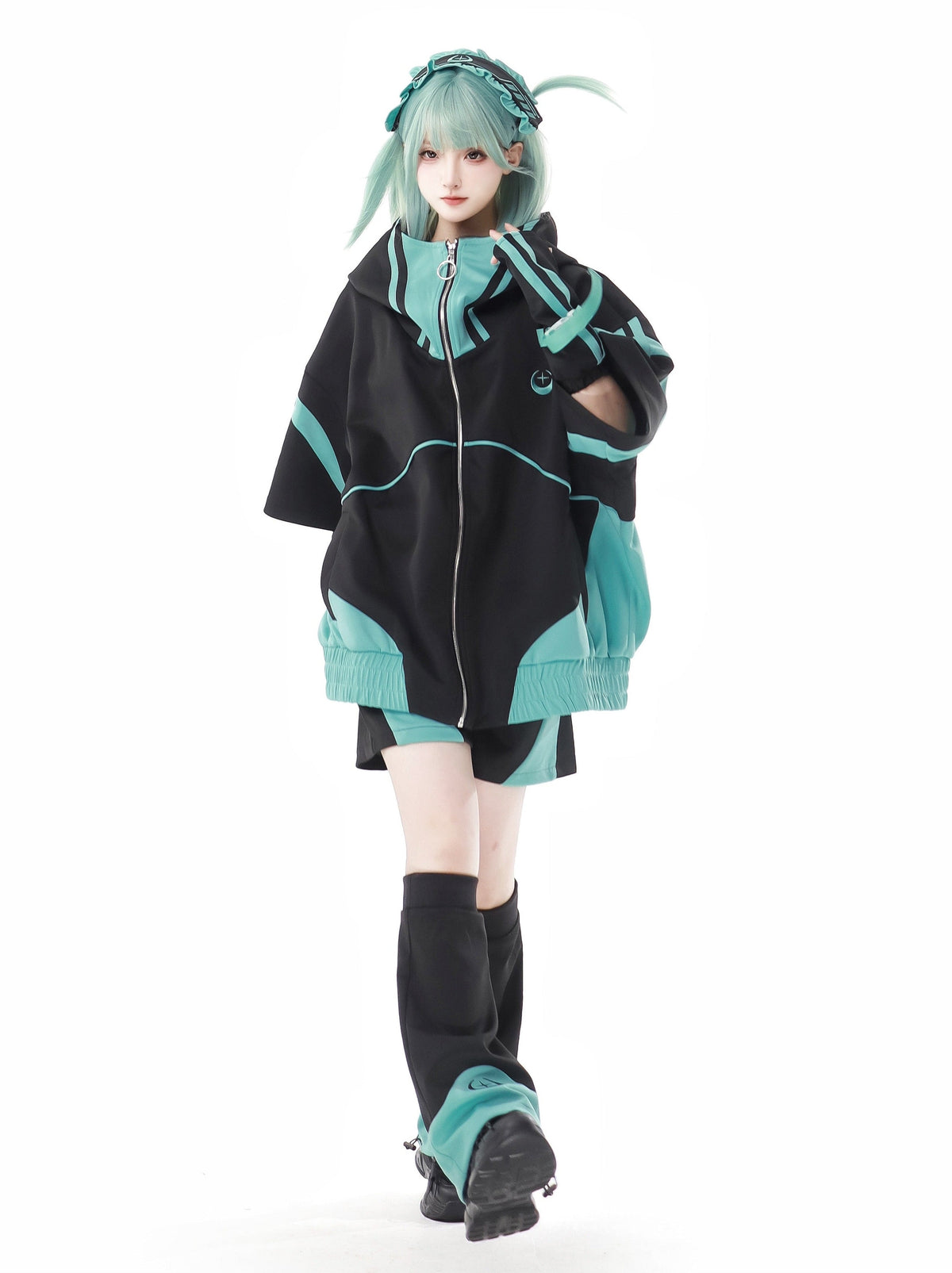 Sporty Cyber Subculture Complete Set Large black onion full set