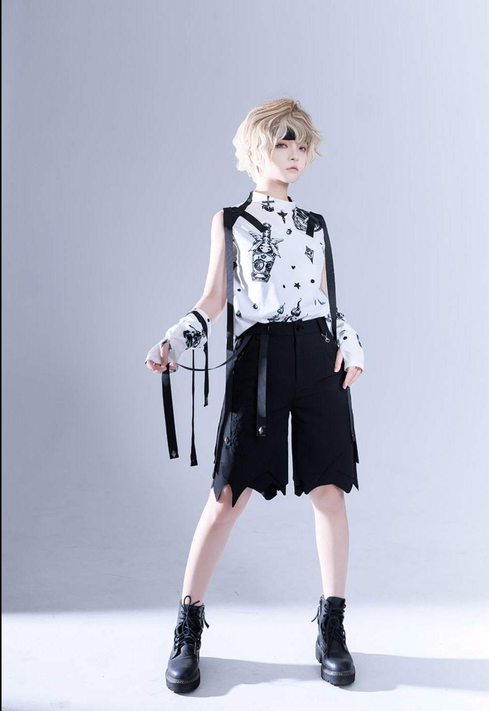 Sleeveless Ouji Lolita Shirt
