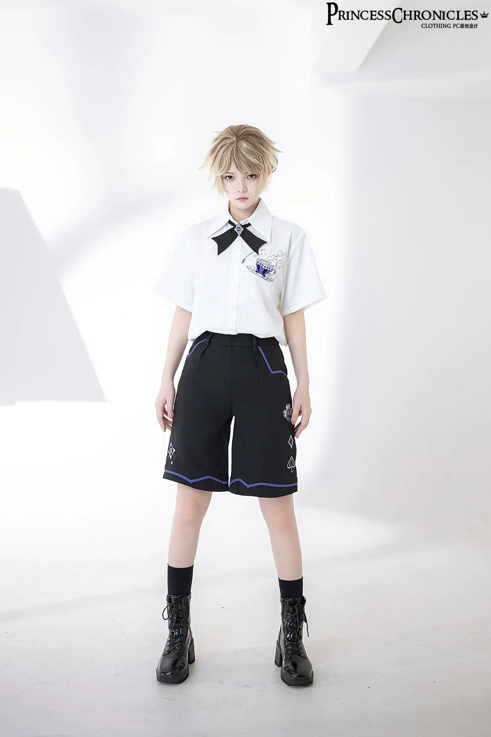 Summer Loose Embroidered Short Sleeve White Shirt