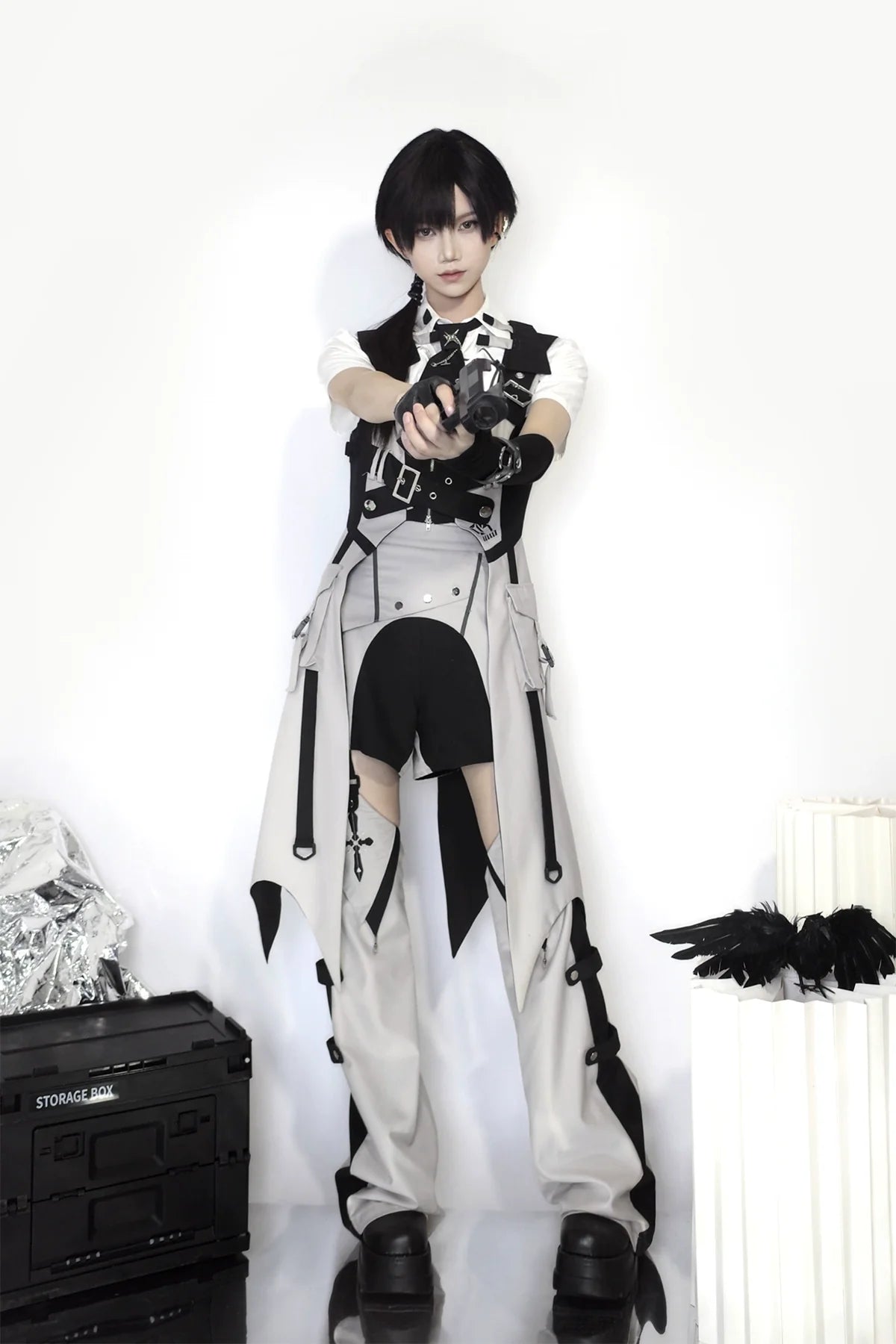 Ouji Lolita Shorts Suits Short Sleeve Dress Set