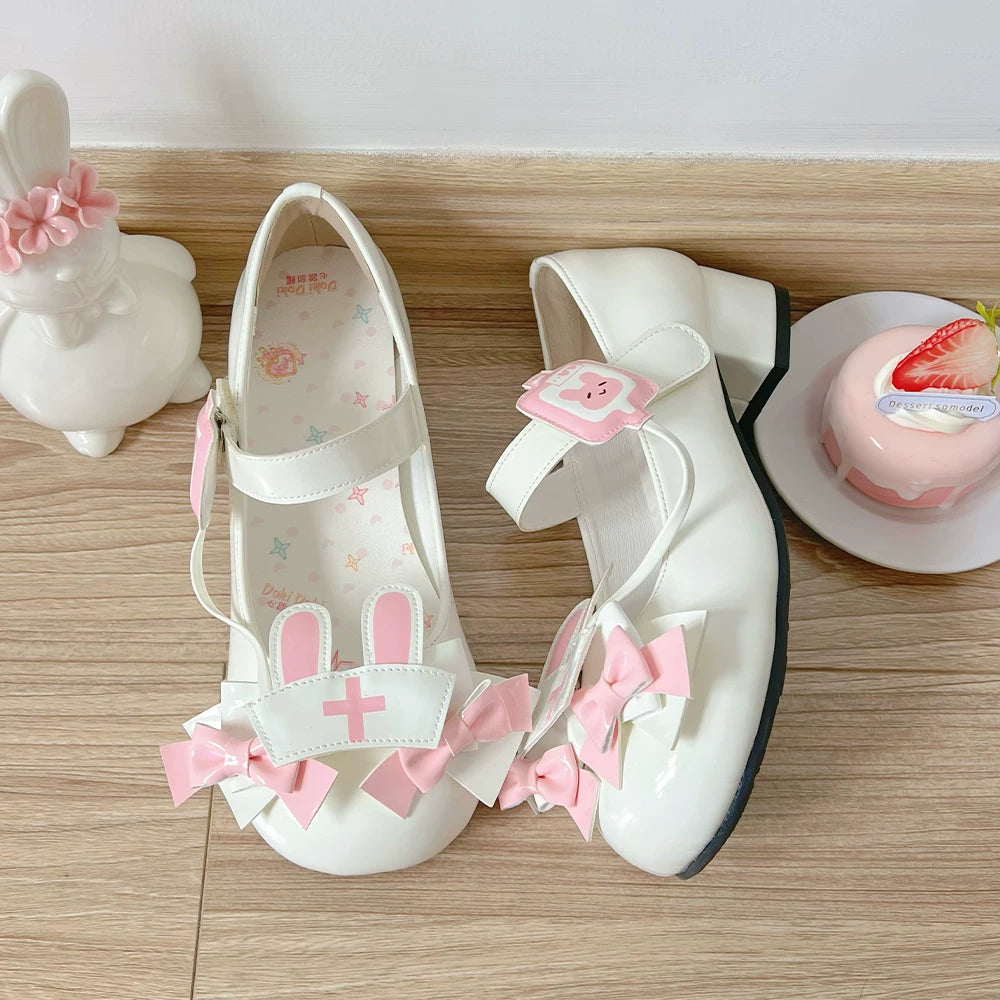Sweet Lolita Mary Jane Shoes | Round-Toe Low Heel Shoes for Women