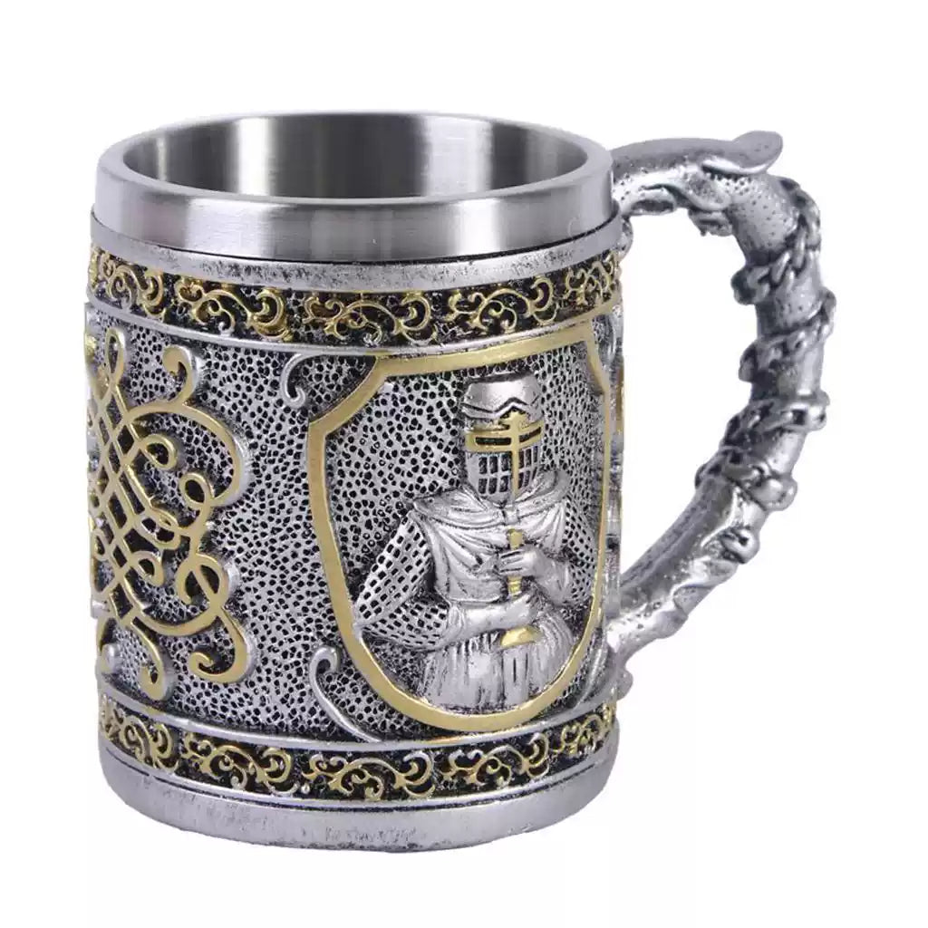 3D Resin Stainless Steel Skull Cup
