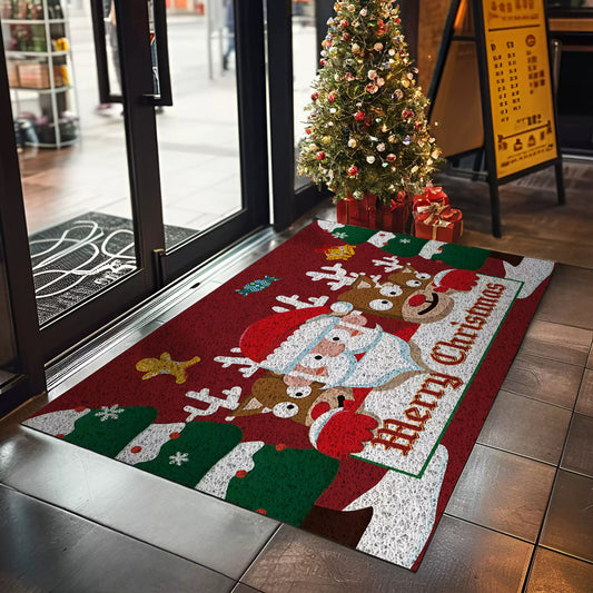Christmas floor mats carpet