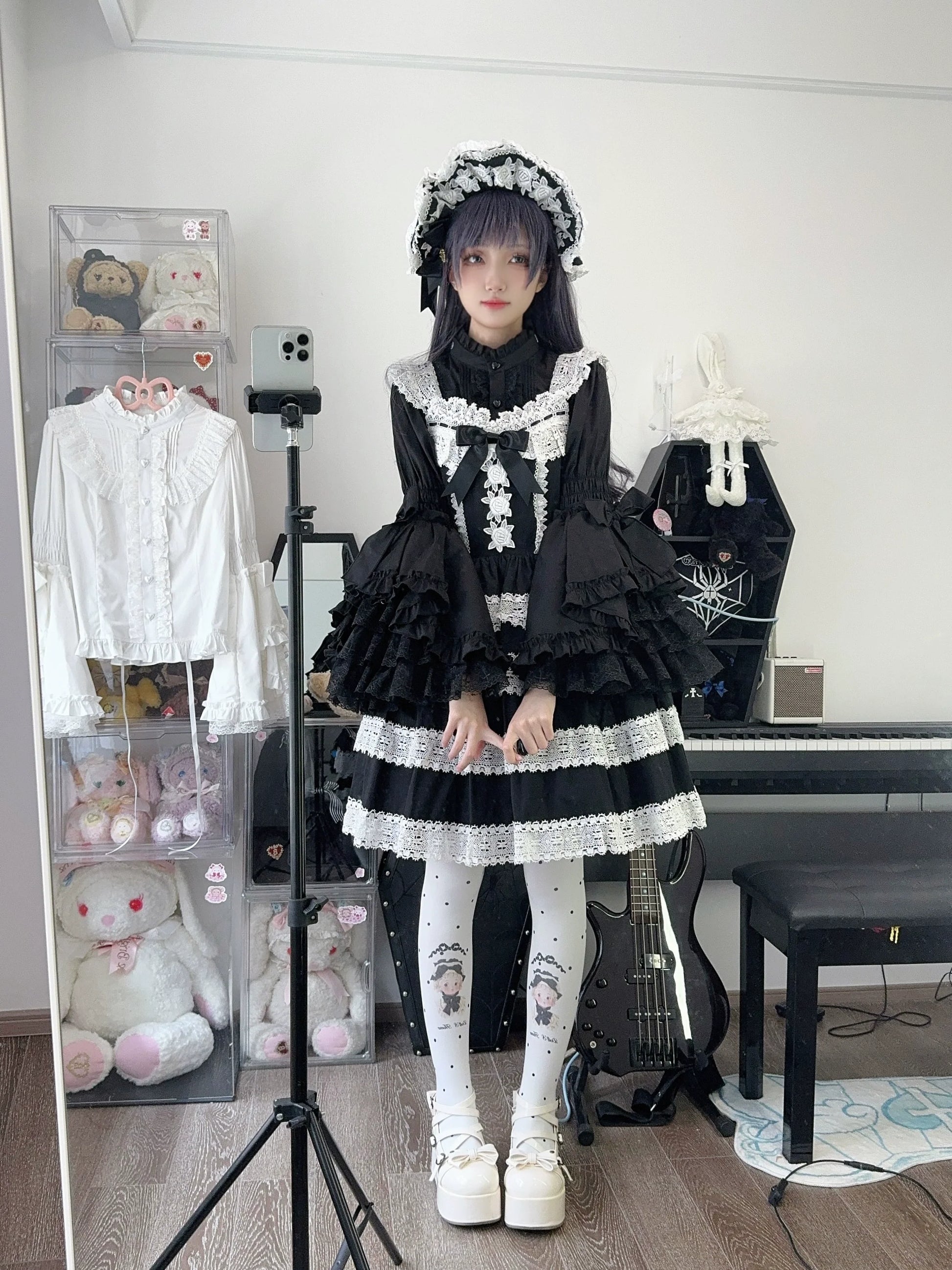 Sweet Lolita Blouse Princess Sleeve Shirt Inner Wear