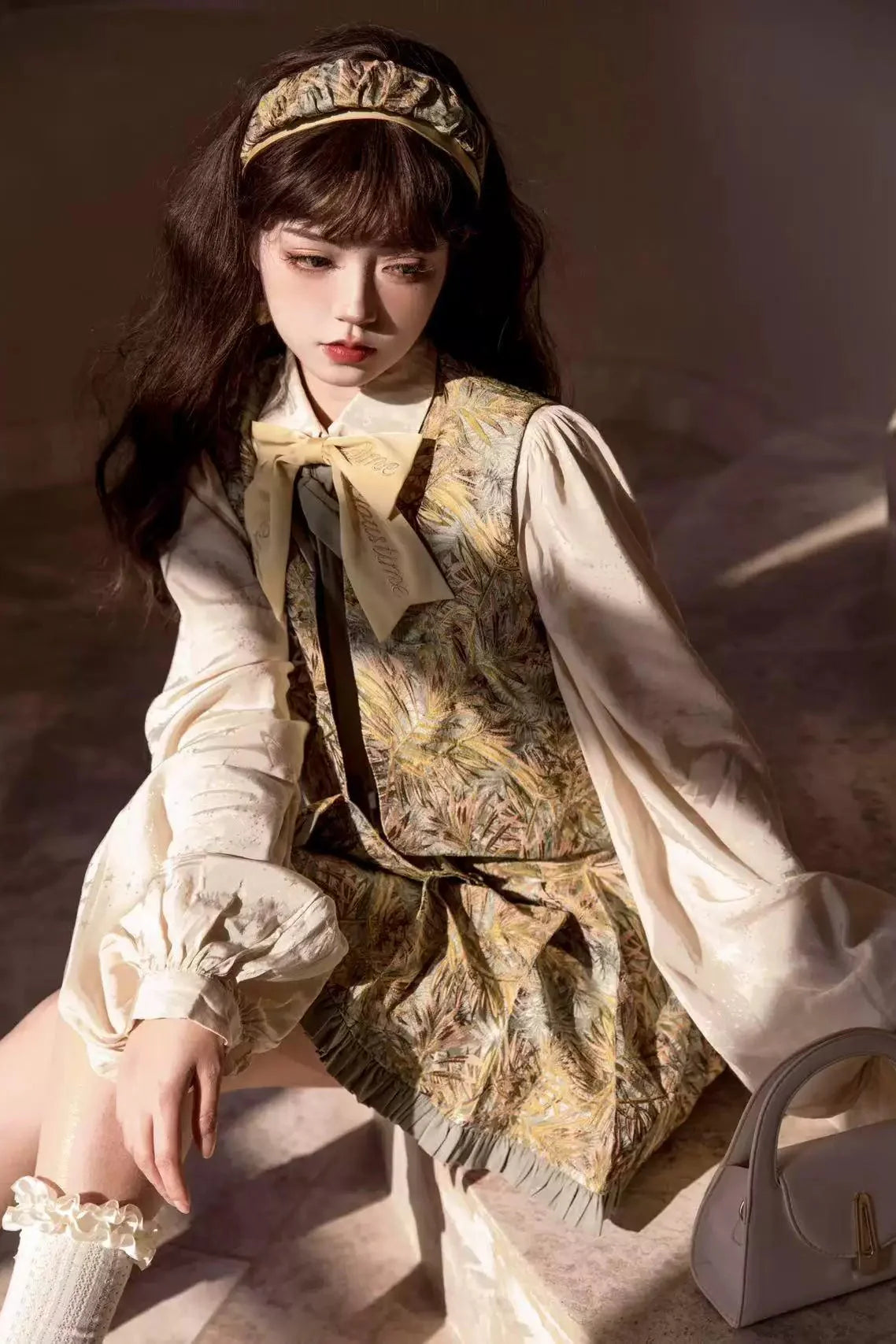 Golden Years Jacquard Dress