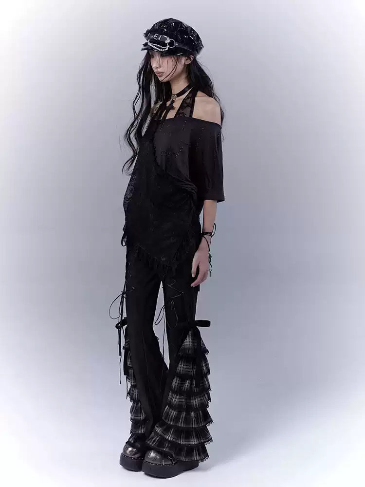 Century Girl cake lace casual pants
