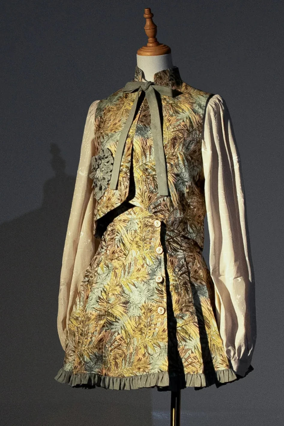 Golden Years Jacquard Dress