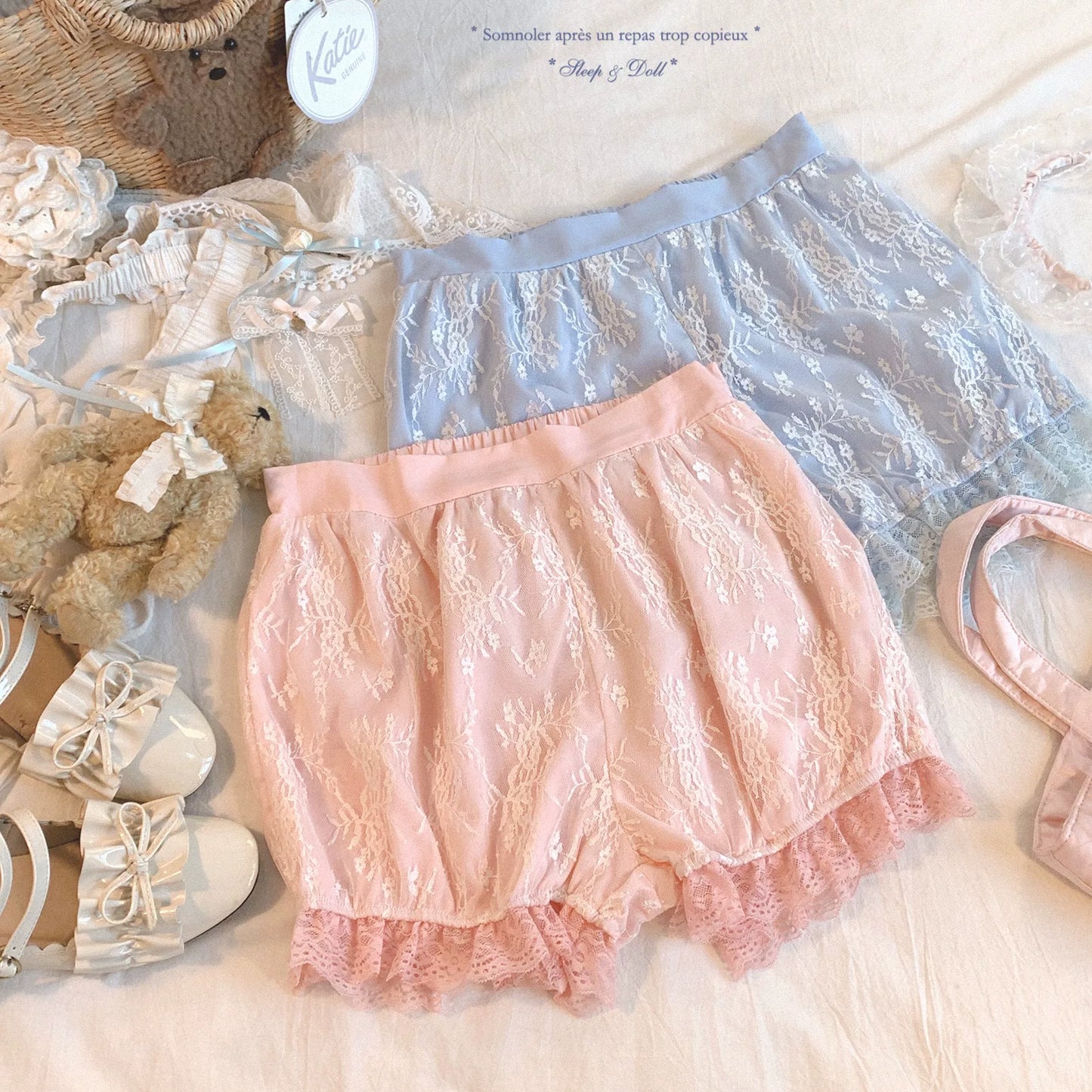 Last-Call Sweet Ruffled Hem Puff-Sleeve Lace Bow Embroidered Pure-Desire Tiered Princess Dress