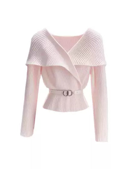 Coquette V-neck sweater