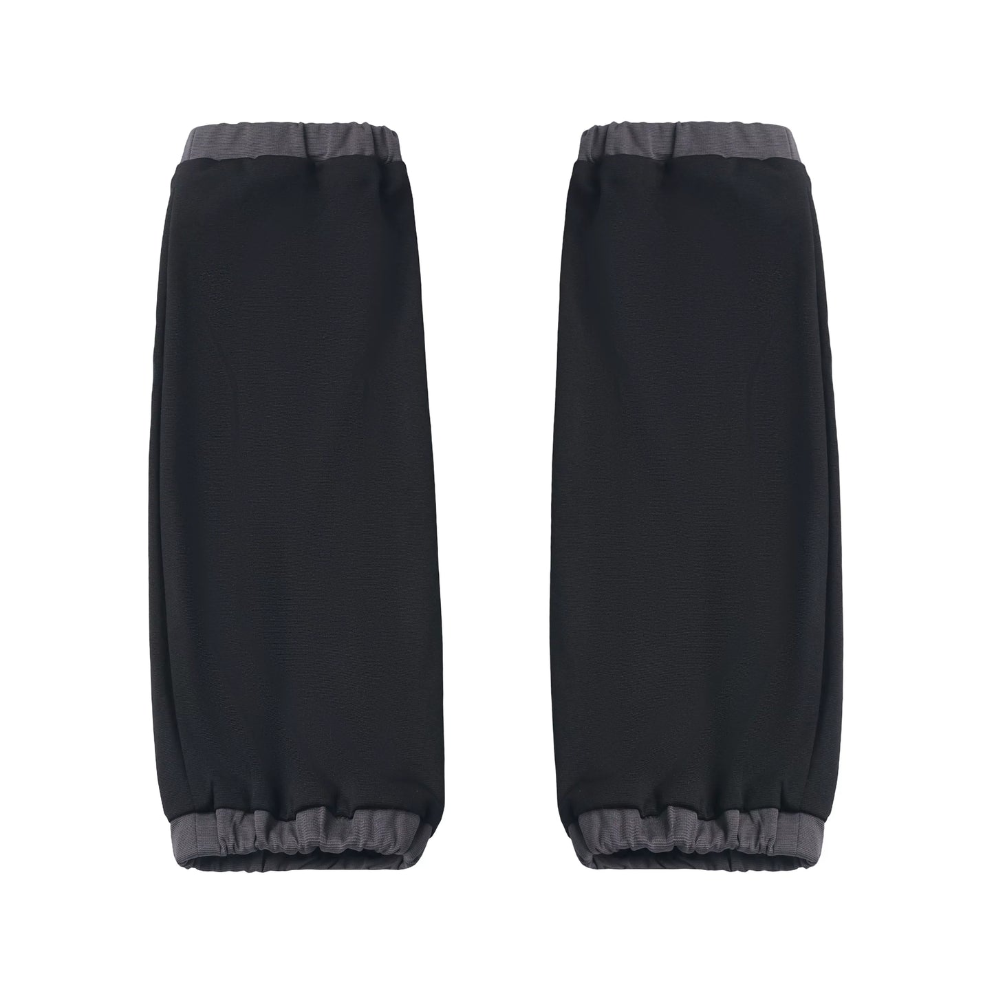 Ready-to-Ship【Grey Tuning】Black-Grey Stand Collar Summer Sleeve Cuffs Short-Sleeve Flared Skirt Waist-Length Slimming Dress for Women