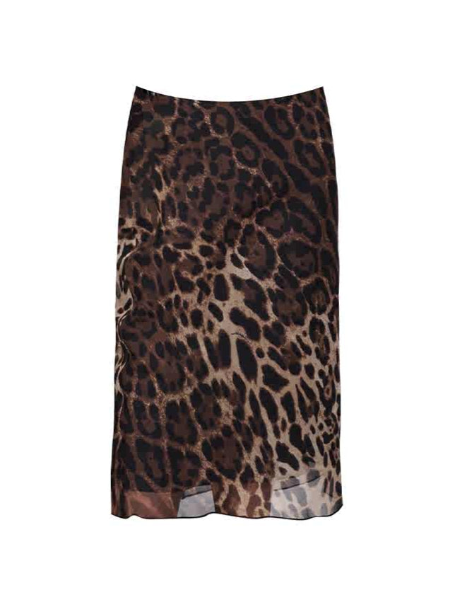 Leopard Print Skirt