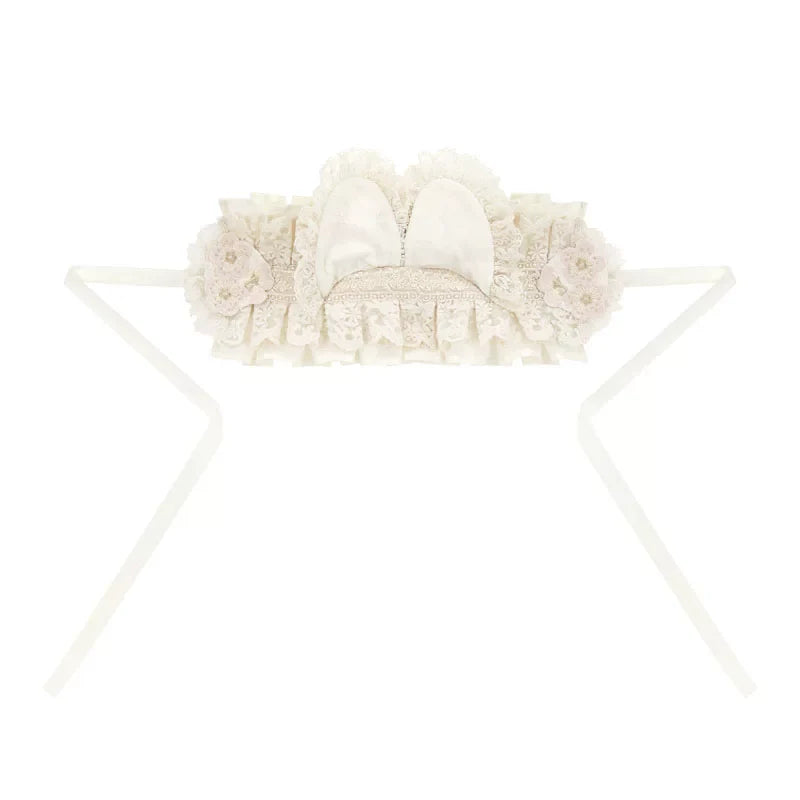 Chinese Pastel Top + Apron + Bow + Necklace + Brooch + Hair Accessories