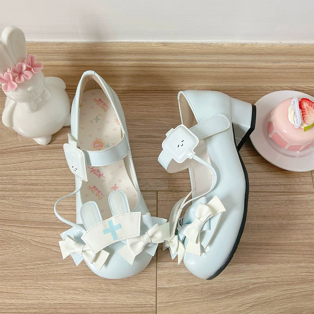 Sweet Lolita Mary Jane Shoes | Round-Toe Low Heel Shoes for Women