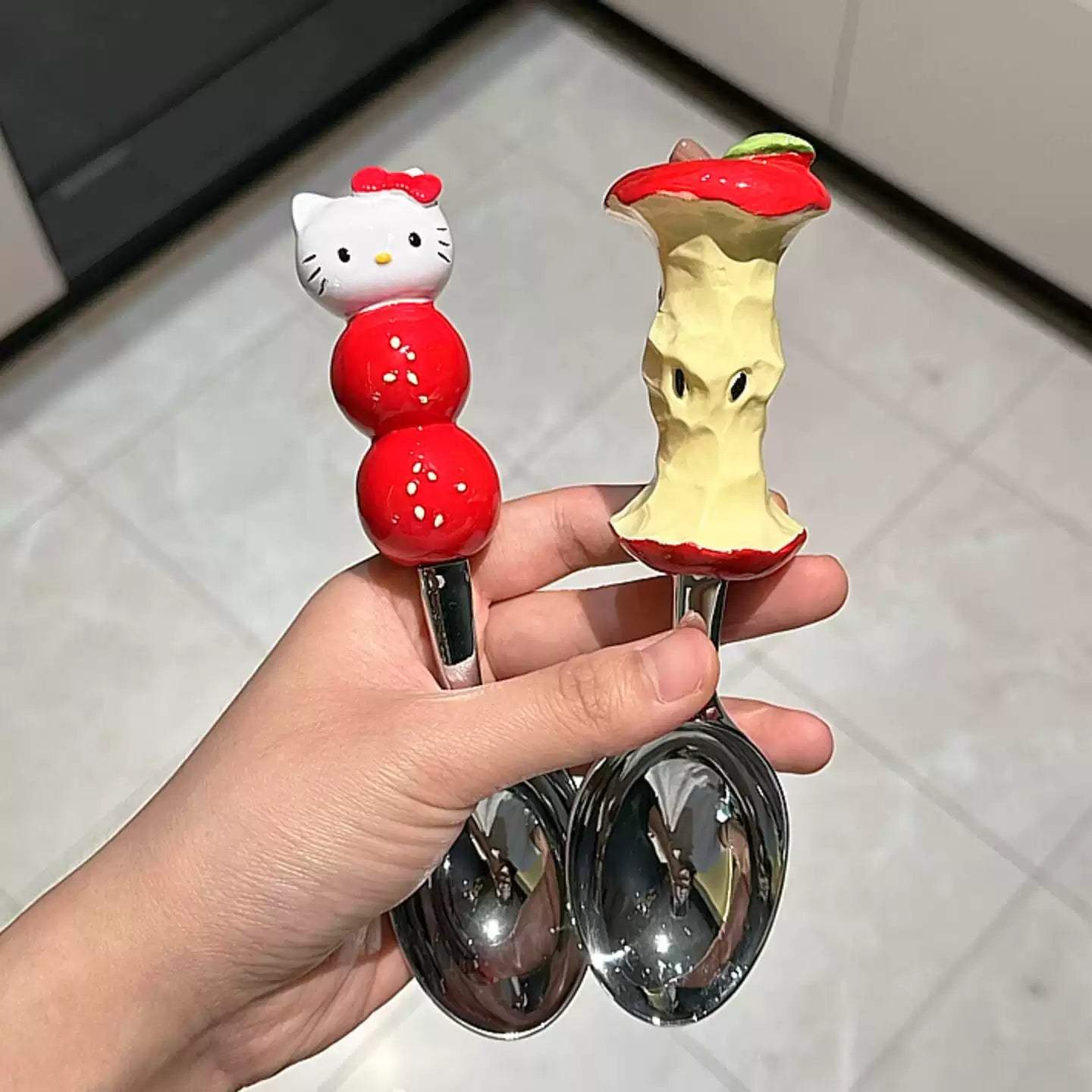 cute ice cream dessert spoon