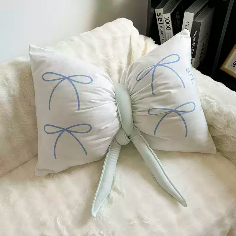 Bow tie sofa pillow