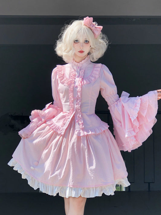 Sweet Lolita Blouse Princess Sleeve Shirt Inner Wear