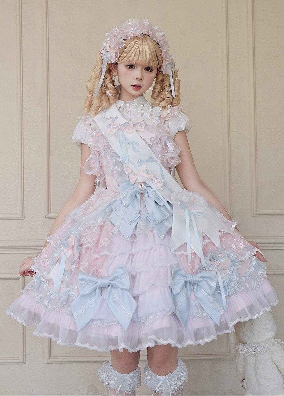 [Pre-order] Pink Blue Romantic Lace Lolita Series Accessories