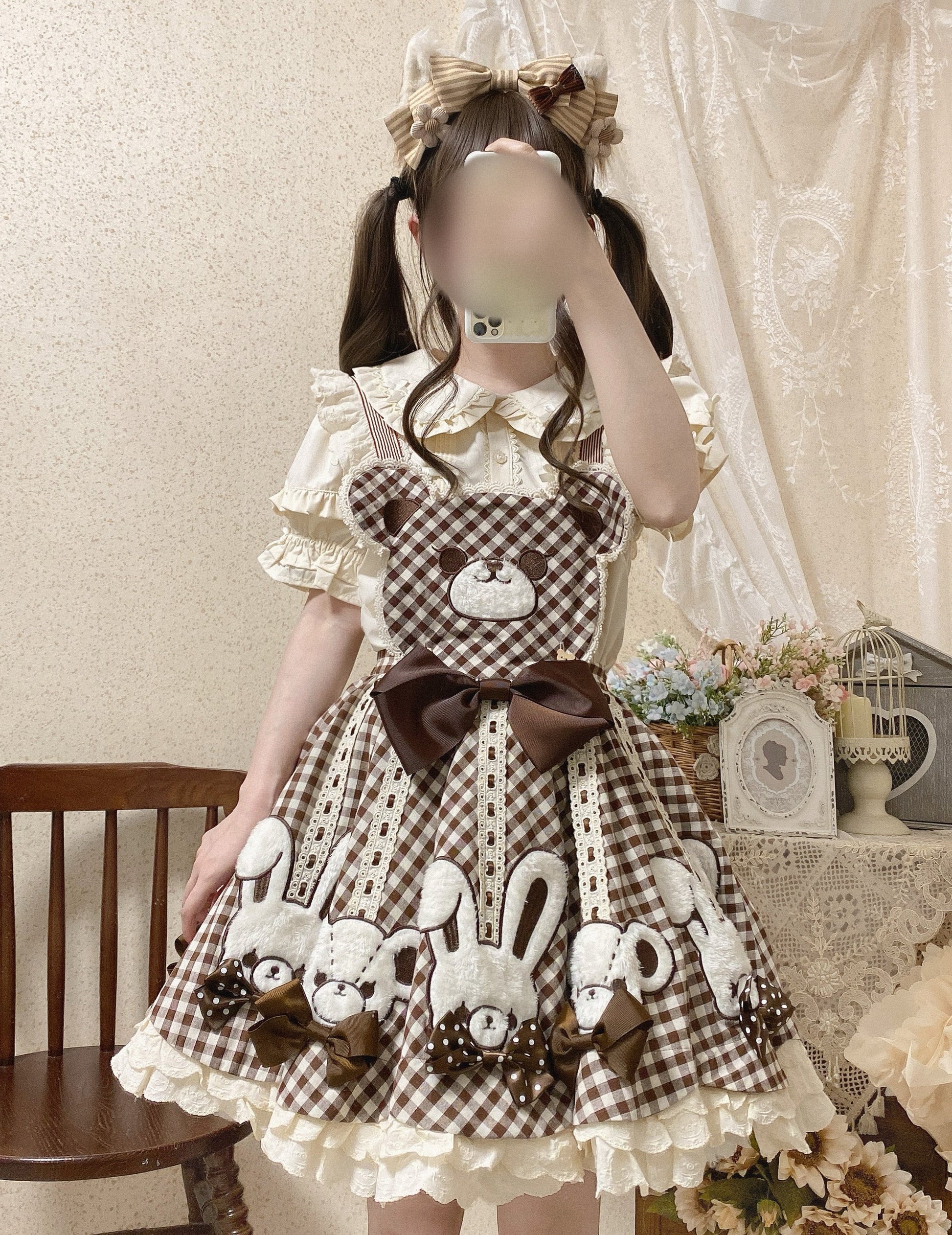 Kawaii Lolita Shirt Soft Girl Short-sleeved