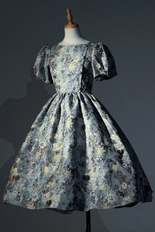 Golden Years Jacquard Dress
