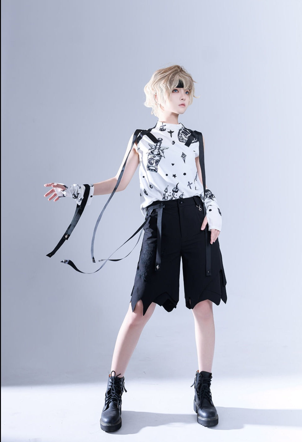 Sleeveless Ouji Lolita Shirt