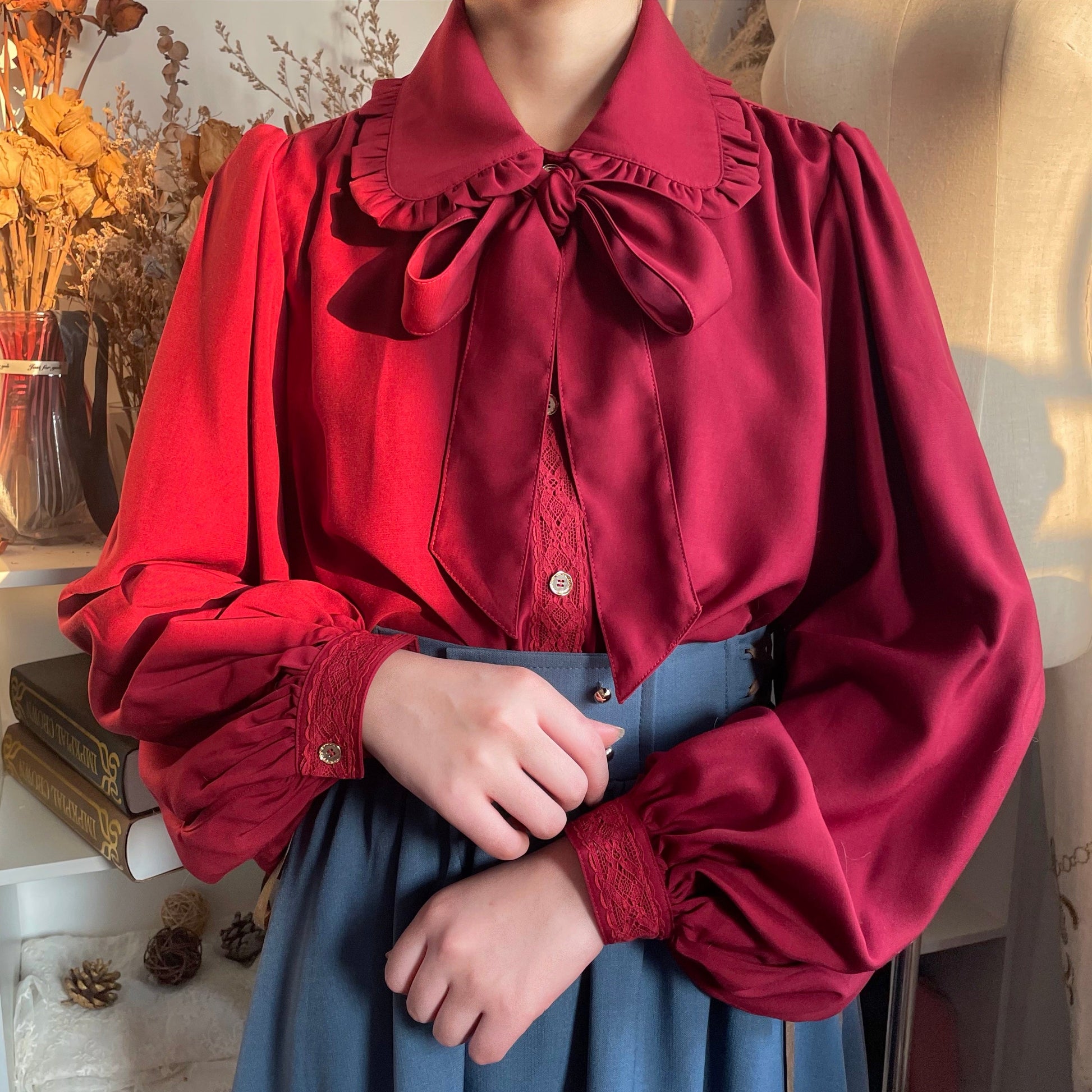 Vintage Large Sleeve Lolita Blouse