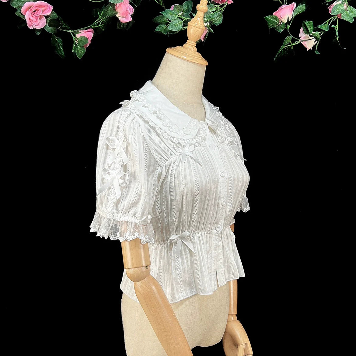 Sweet Lolita Shirt Doll Collar Blouse High-waisted