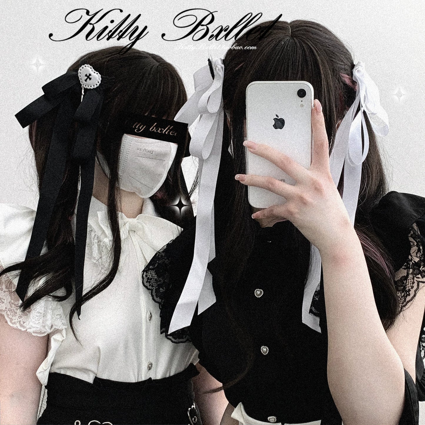 KittyBxllet Original “Angel’s Wings” Ruffle-Style Elegant Lace Peter Pan Collar Flutter-Sleeve Blouse