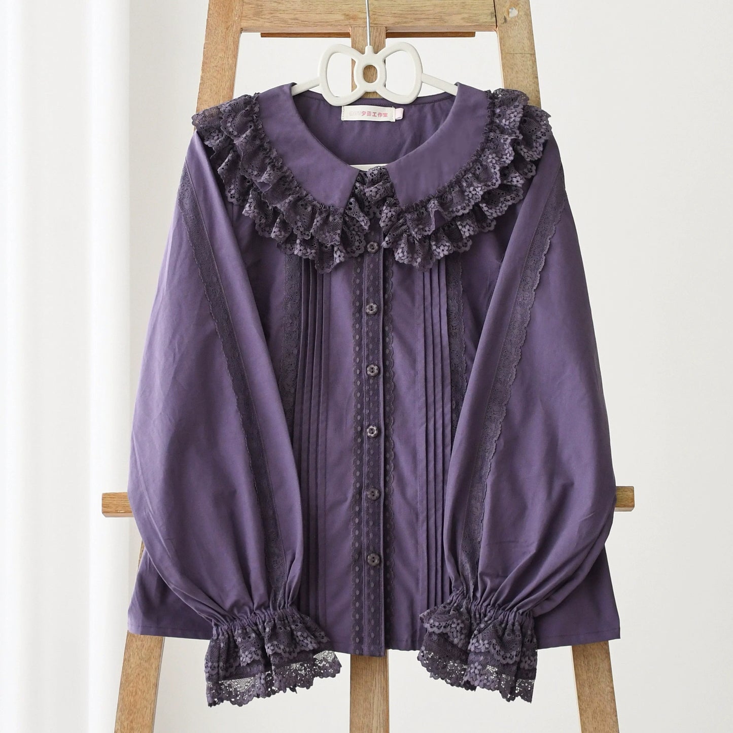 Daily Lolita Shirt Cotton BlouseLong Sleeves