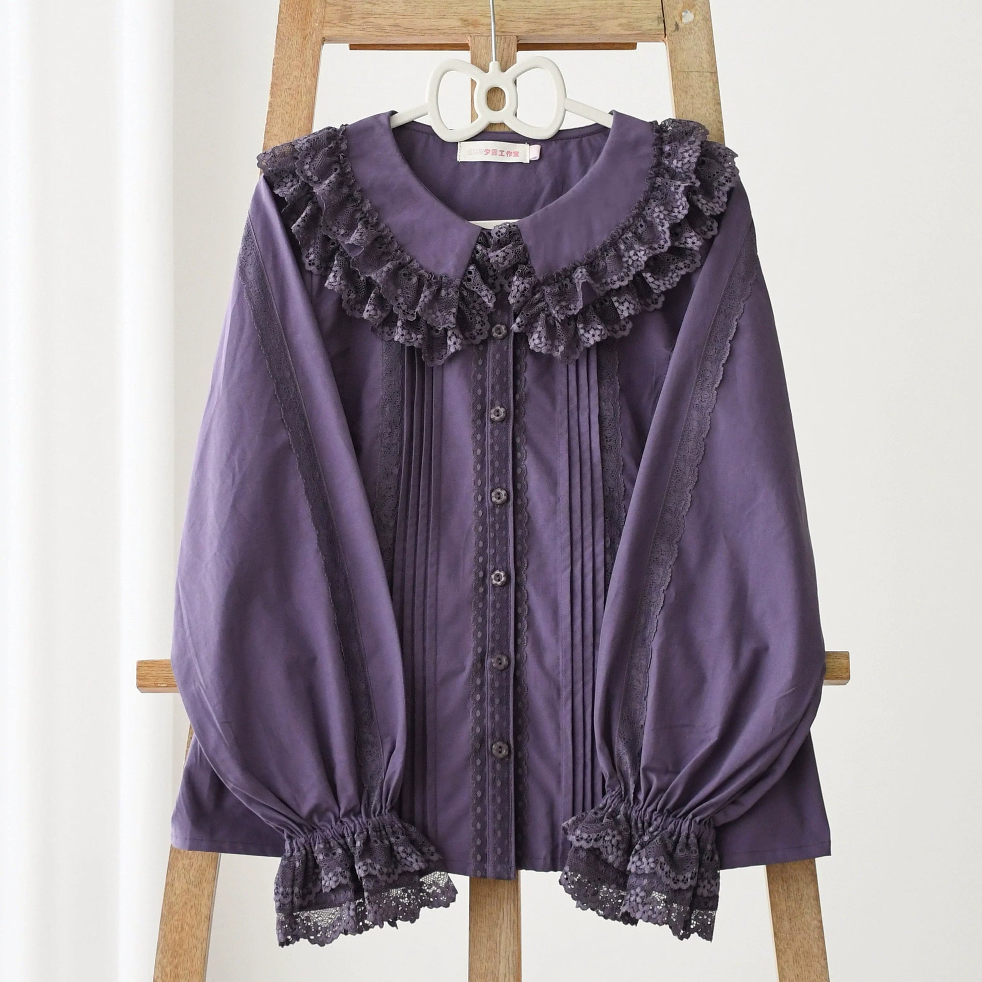 Daily Lolita Shirt Cotton BlouseLong Sleeves
