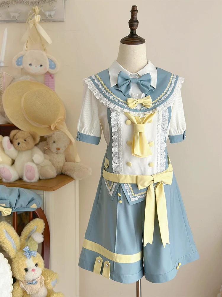 Ouji Lolita Suit Male Lolita Shirt Shorts