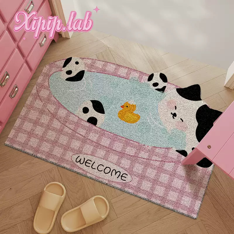 kitten home entry floor mat