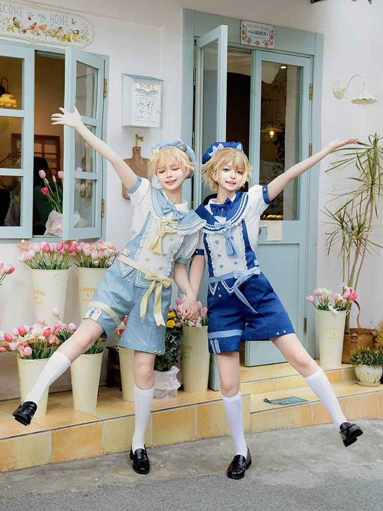 Ouji Lolita Suit Male Lolita Shirt Shorts