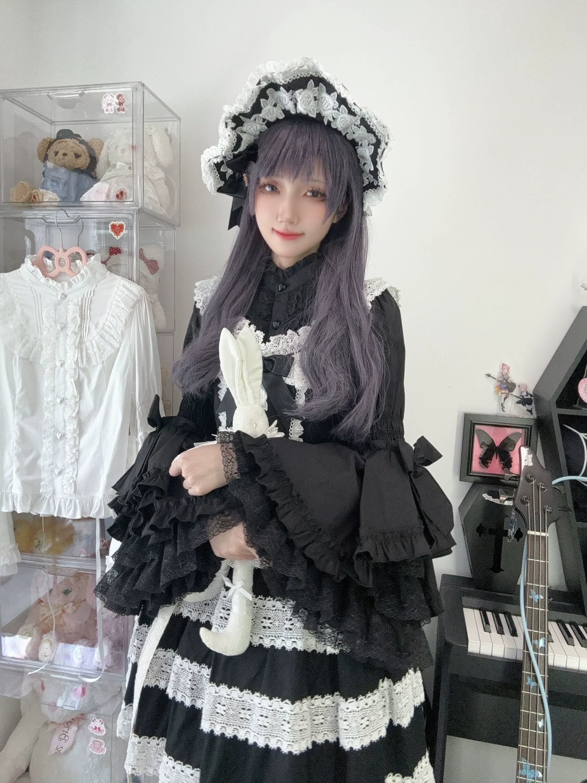 Sweet Lolita Blouse Princess Sleeve Shirt Inner Wear