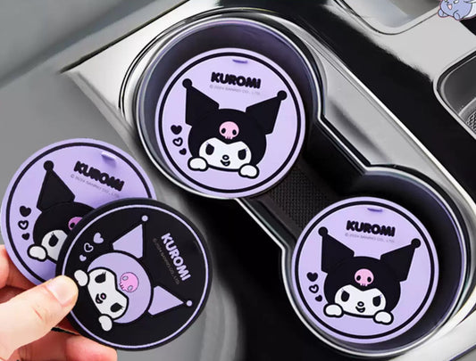 Kuromi car water anti-slip coaster