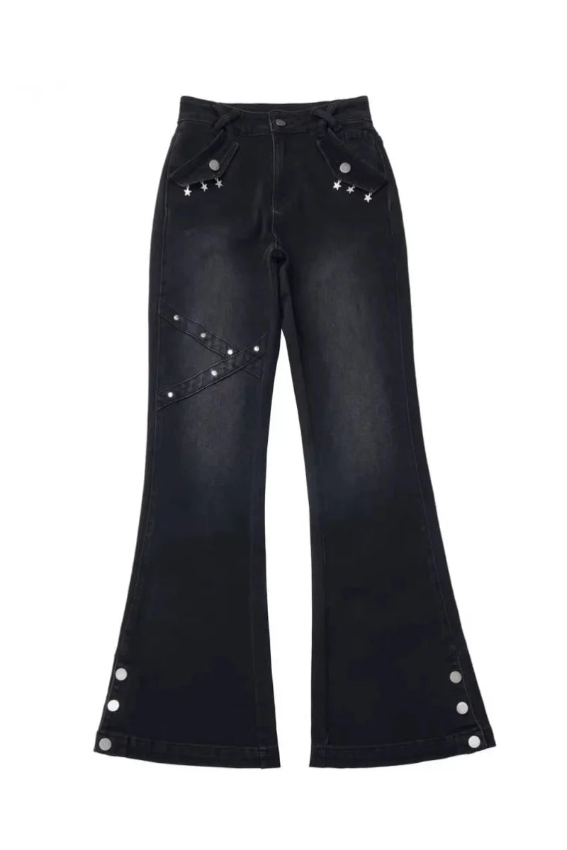 Modern Flare Denim Pants