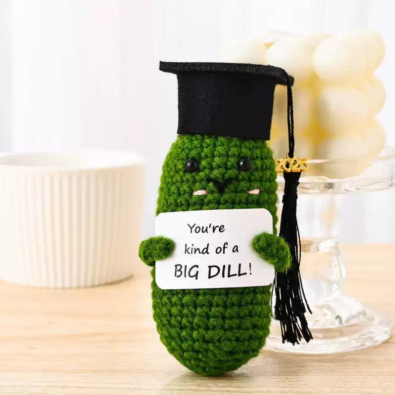 wool hand knitted positive potato doll