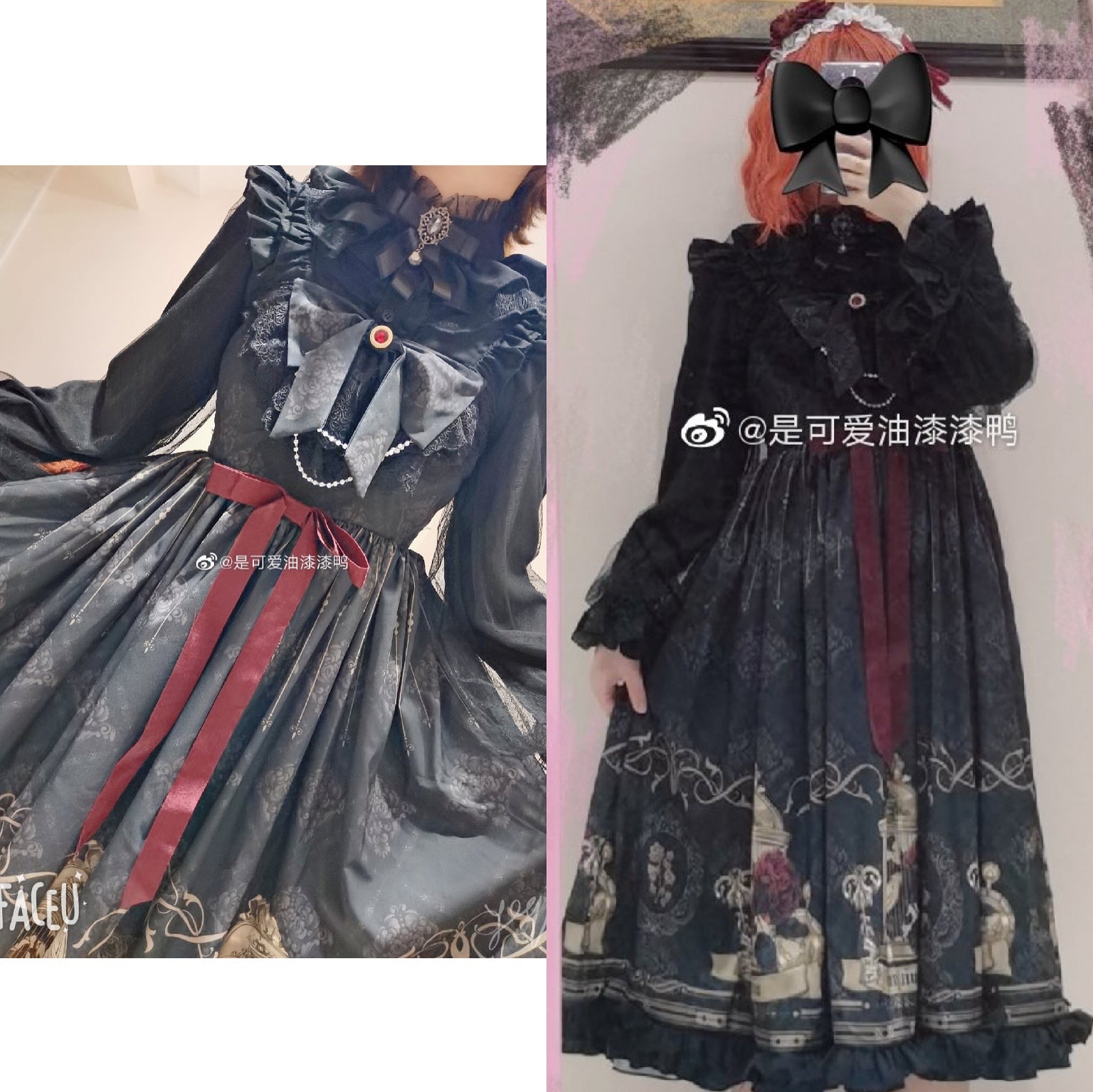 Dim Moonlight~Classic Lolita Chiffon Yarn Inner Blouse