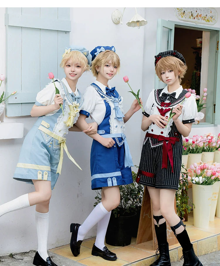 Ouji Lolita Suit Male Lolita Shirt Shorts