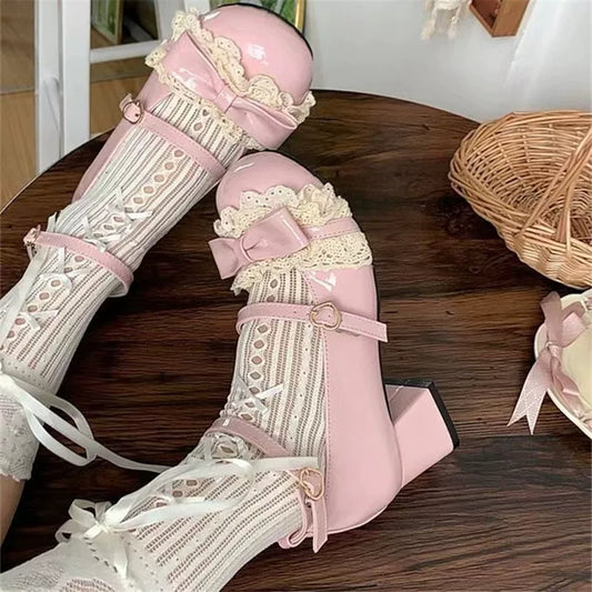 Sweet Cool Little Cutie~ Cute Original Mary Jane Flats with Bow Dolls, 2026 Round-Toe Mary Jane Flats, Lolita Style Mary Jane Shoes