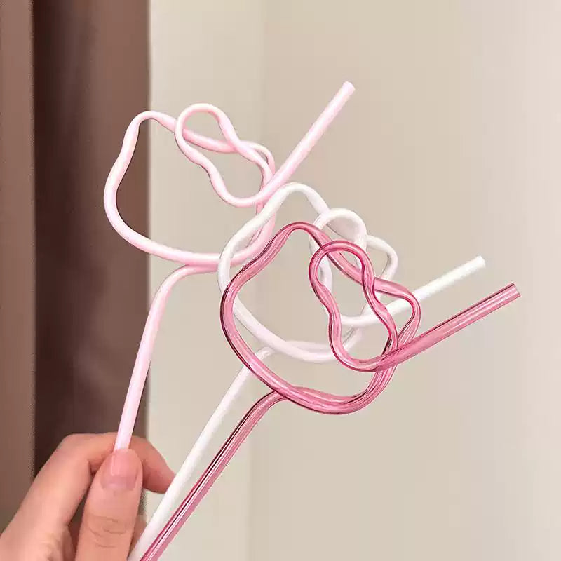 Hello kitty colorful straws