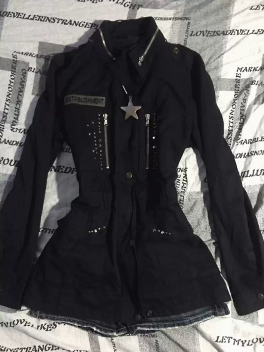 Black retro jacket