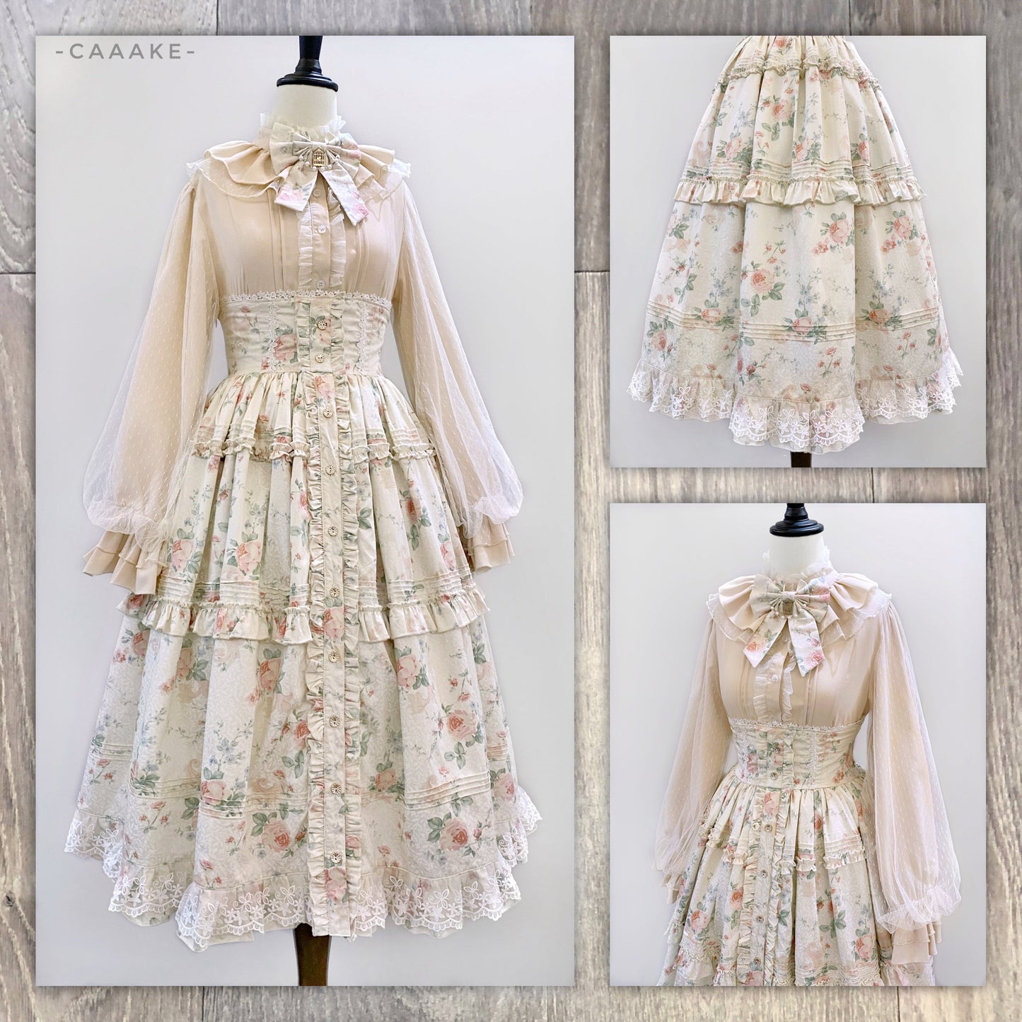 Dim Moonlight~Classic Lolita Chiffon Yarn Inner Blouse