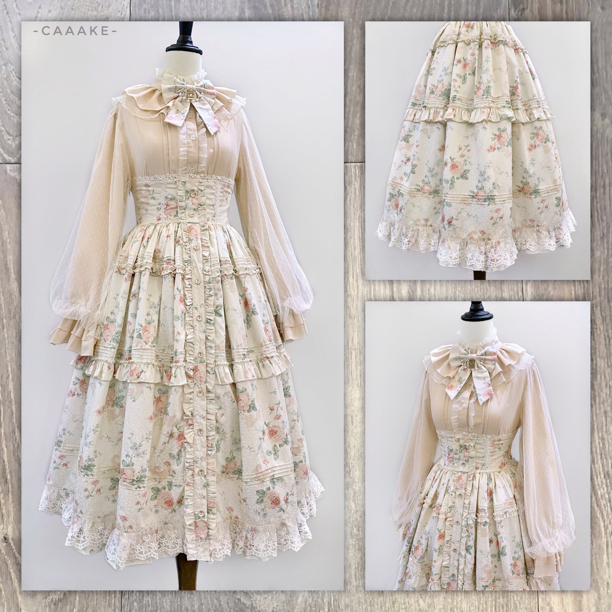 Dim Moonlight~Classic Lolita Chiffon Yarn Inner Blouse