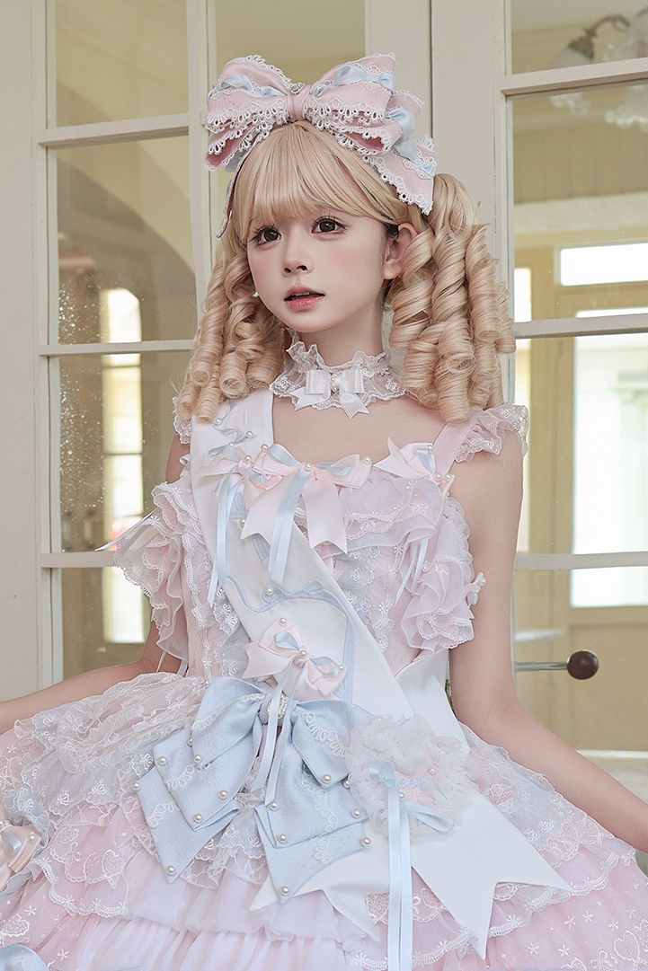 [Pre-order] Pink Blue Romantic Lace Lolita Series Accessories