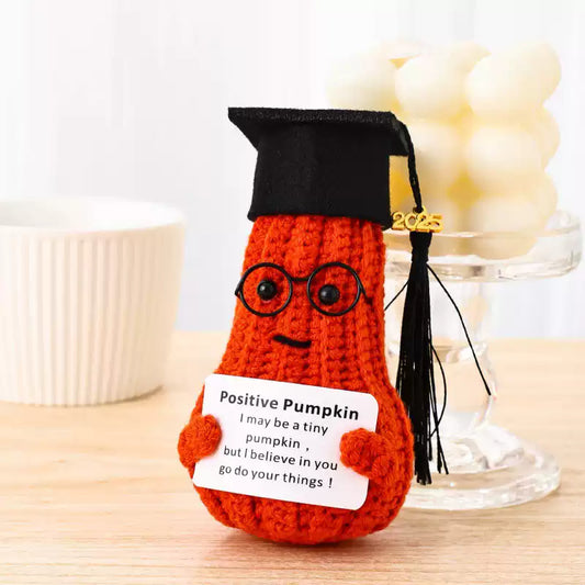 wool hand knitted positive potato doll