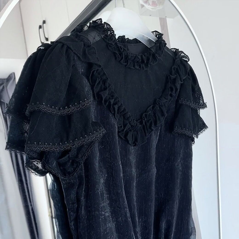 Plus Size Lolita Short Sleeve Shirt