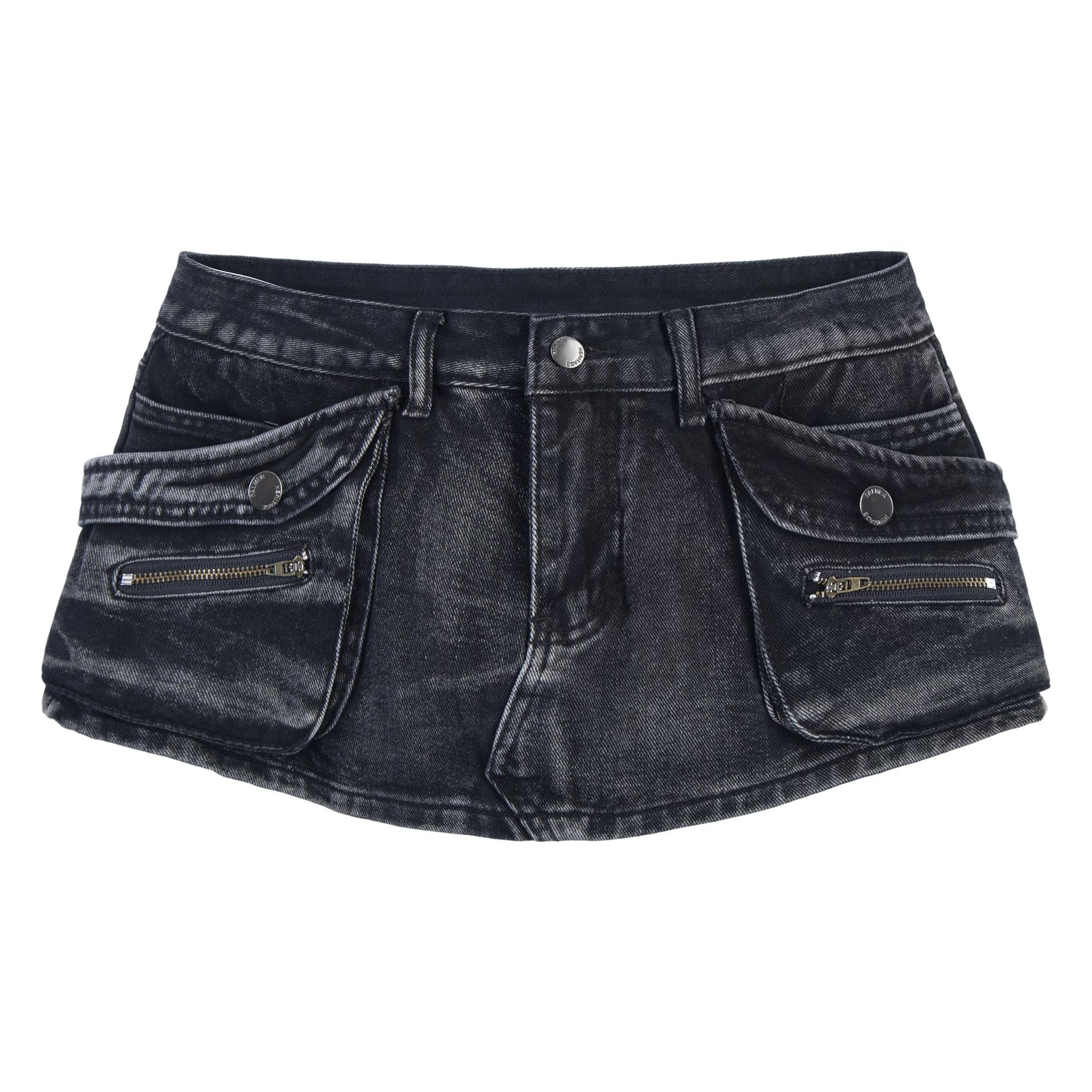 Blue Ghost Park Languid Park Vintage Distressed Denim Mini Skirt for Women Summer Sexy Bodycon Skirt