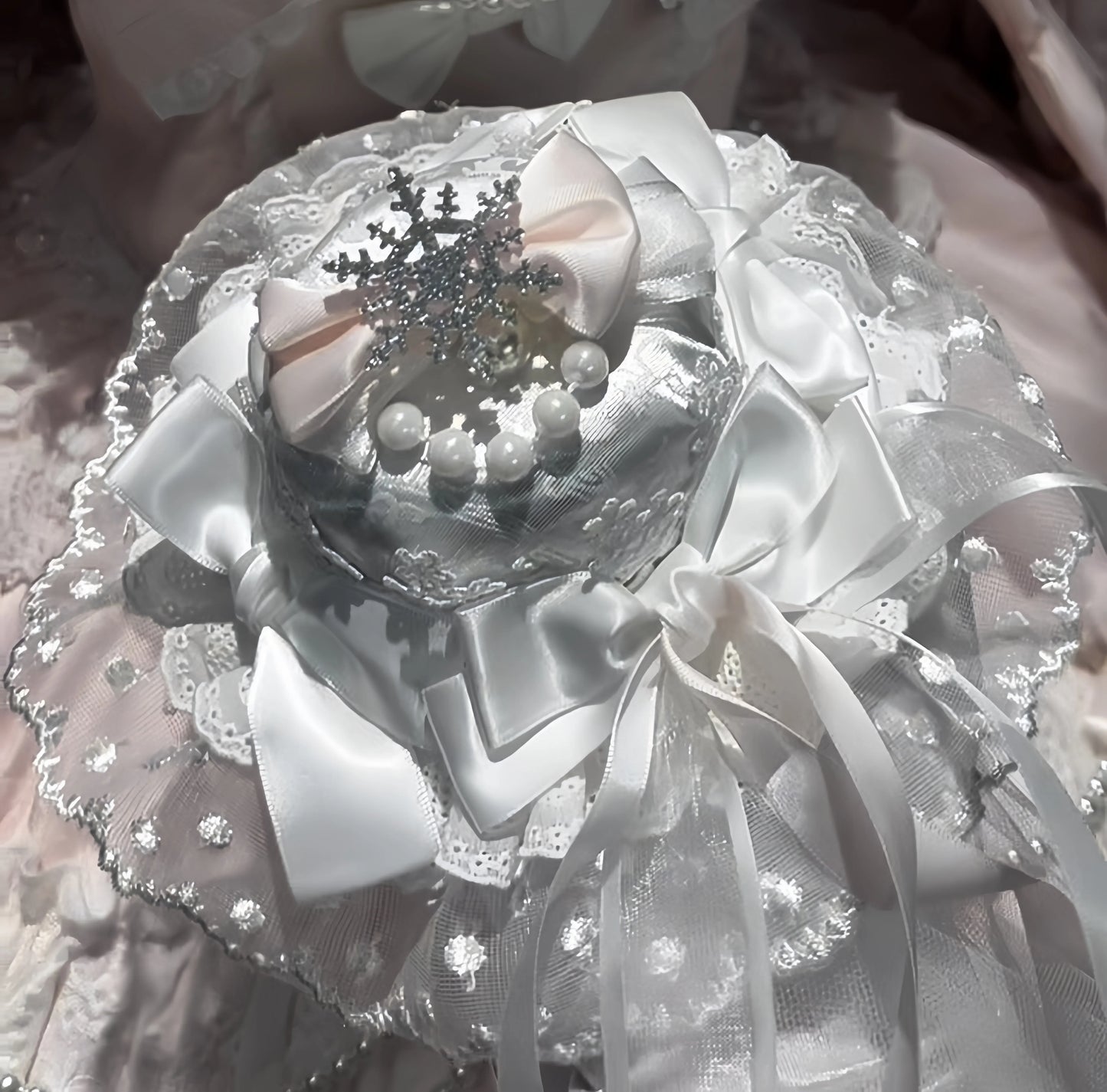 [February 8 Reservation Deadline]Pink Blue Tiered Lace Ribbon Princess Series Accessories
