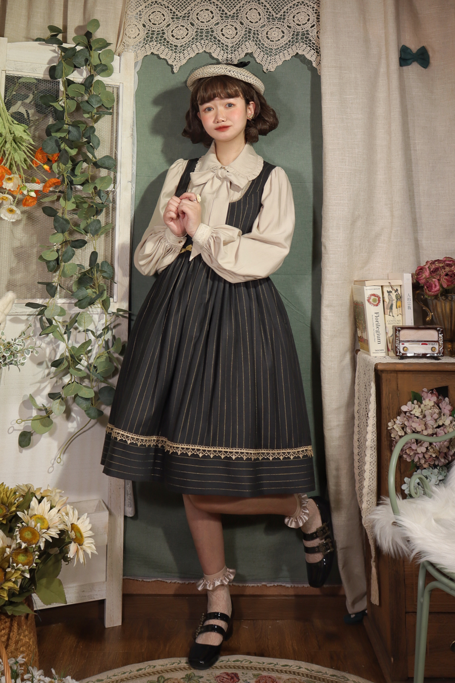 Vintage Large Sleeve Lolita Blouse